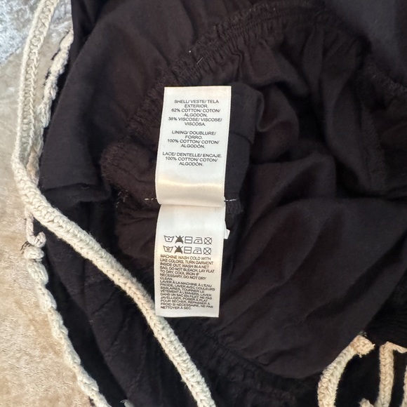 Lucky brand black and white crochet romper - Picture 9 of 9